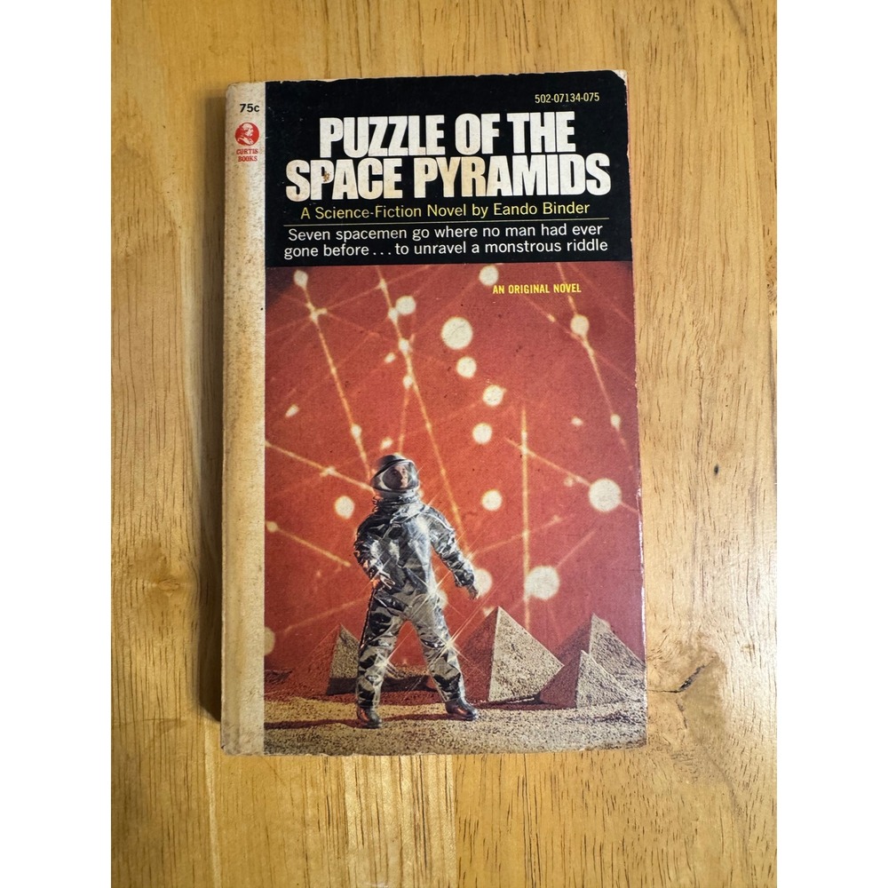 Puzzle of the Space‎ Pyramids Eando Binder 1971 Science Fiction Paperback